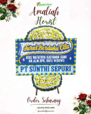 Papan Bunga Duka di Mekargalih