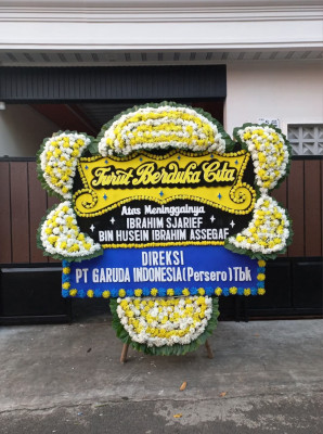 Papan Bunga Duka di Mekargalih
