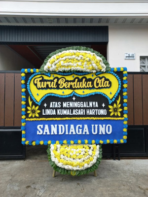 Papan Bunga Duka di Mekargalih